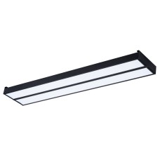 Светодиодная панель Uniel ULO-K15A 2x22W/4000K/L100 IP44 BLACK UL-00012557