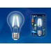 Лампа светодиодная филаментная (UL-00004866) Uniel E27 12W 3000K прозрачная LED-A60-12W/3000K/E27/CL PLS02WH