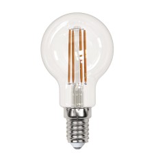 Лампа светодиодная филаментная (UL-00005905) Uniel E14 13W 3000K прозрачная LED-G45-13W/3000K/E14/CL PLS02WH
