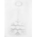 Подвесной светодиодный светильник «Снежинка» Uniel (UL-00007251) ULD-H1819-012/STA/3AAA Warm White IP20 Snowflake