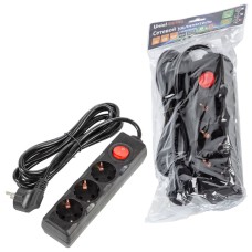 Удлинитель бытовой Uniel Ultra S-GCU3-3B BLACK UL-00010017