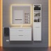 Тумба с раковиной Uperwood Modul 80 см, подвесная, матовая, белая