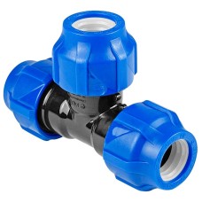 Тройник ПНД компрессионный 25 мм (VALFEX)