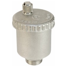 Воздухоотводчик автоматический 1/2" никель верт. (VALFEX VF.502.NV.04)