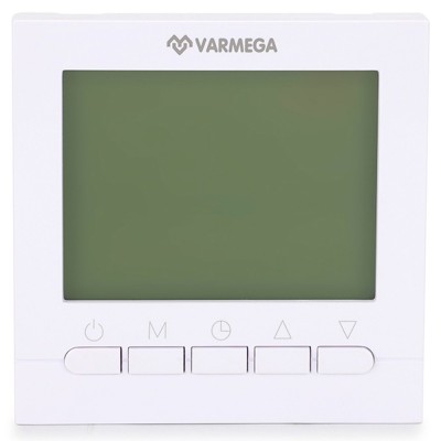 Термостат комнатный VARMEGA, VM19221, проводной, белый