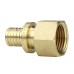 Муфта VARMEGA Slide-fit переходная (переходник) ВР, 16х3/4quot;, аксиальная, латунь, VM51312