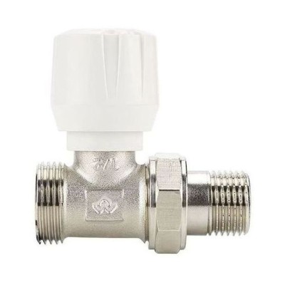 Клапан радиаторный VARMEGA 1/2quot; x 3/4quot;EK ручной, прямой VM10102