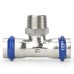 Тройник VARMEGA раструбный Inox Press НР 28x1/2quot;x28