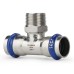 Тройник VARMEGA раструбный Inox Press НР 28x1/2quot;x28