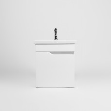 Тумба VIANT «Куба» 1 створка, подвесная, 380x460x560 мм, с раковиной COMO 50