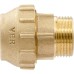Муфта VIEIR для трубы ПНД S25x3/4quot;M (10) VER370