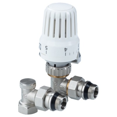 Комплект термостатический угловой 1/2