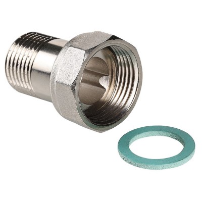 Полусгон с накидной гайкой и наружной резьбой 3/4