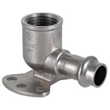 Водорозетка из нержавеющей стали 22х1/2 Valtec, (VTi.954) (уп. 5 шт)