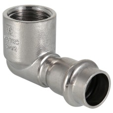 Угольник из нержавеющей стали ВР 28х3/4 с внутренней резьбой Valtec, (VTi.952) (уп. 5 шт)