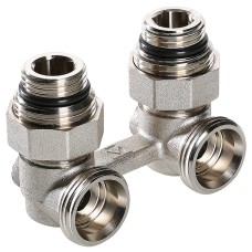 Узел нижнего подключения панельного радиатора угловой 1/2"х3/4" (Valtec VT.345.KNA.E04)