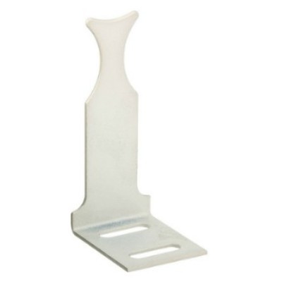 Кронштейн для секционных радиаторов универсальный белый угловой