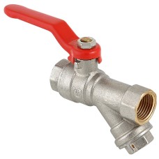 Кран шаровый с фильтром "рычаг" ВВ внутренняя резьба 3/4" (Valtec VT.292) уп 6 шт