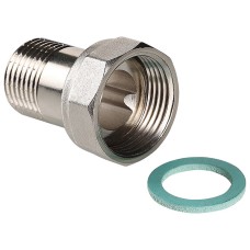 Полусгон прямой с накидной гайкой, 3/4"x3/4" VTr.613.N.0505