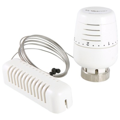 Термоголовка Valtec с выносным настенным датчиком, жидкостная, присоединение М30х1,5 (VT.5010)