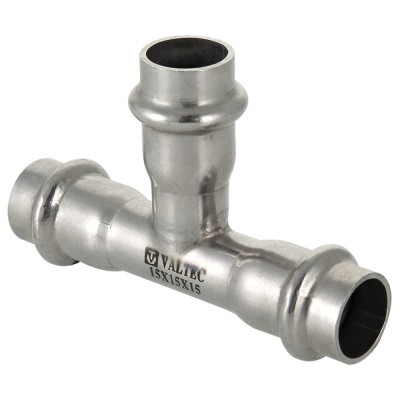 Тройник из нержавеющей стали 35х28х35 Valtec, (VTi.931) (уп. 5 шт)