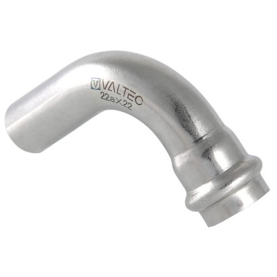 Угольник 90 из нержавеющей стали 18 внутренний-наружный Valtec, (VTi.950) (уп. 5 шт)