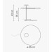 Напольный светильник Vibia Flat 5950 White