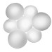 Настенный/Потолочный светильник Vibia Puck 5445 White