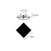Настенный/Потолочный светильник Vibia Quadra mini Pink