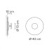 Настенный/Потолочный светильник Vibia Top 1155 Green