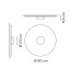 Настенный/Потолочный светильник Vibia Top 1170 Soft Pink