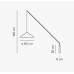 Настенный светильник Vibia North 5630 Beige