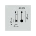Настенный светильник Vibia Pin 1690 Warm White