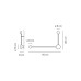Настенный светильник Vibia Pin 1694 Black