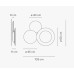 Настенный светильник Vibia Puck Wall Art 5491 Brown/Grey