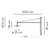 Настенный светильник Vibia Tempo 5756 Cream