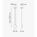 Подвесной светильник Vibia Cosmos 2500 Green