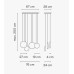 Подвесной светильник Vibia Cosmos 2515 Green