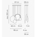 Подвесной светильник Vibia Cosmos 2516 Green