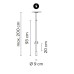 Подвесной светильник Vibia Flamingo Mini 1580 Black