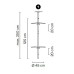Подвесной светильник Vibia Flamingo Mini 1590 Black