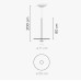 Подвесной светильник Vibia Flat 5940 White