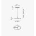 Подвесной светильник Vibia Halo Jewel 2350 Gold