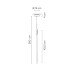 Подвесной светильник Vibia Halo Jewel 2355 Black