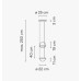 Подвесной светильник Vibia Palma 3724 Graphite
