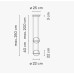 Подвесной светильник Vibia Palma 3726 Graphite