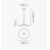 Подвесной светильник Vibia Skan 0275 Terra Red