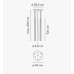 Подвесной светильник Vibia Slim 0920 Black carbon