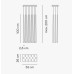 Подвесной светильник Vibia Slim 0920 Black carbon