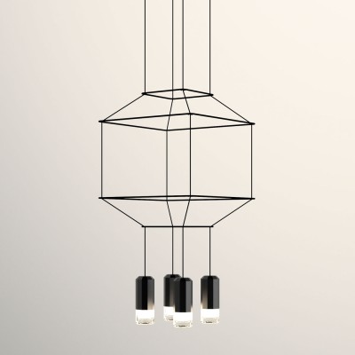 Подвесной светильник Vibia Wireflow 0312 Black